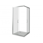 Душевое ограждение BAS Good Door Infinity CR-100-C-CH раздвижное прозрачное стекло ИН00020