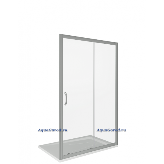 Душевая дверь BAS Good Door Infinity WTW-140-C-CH раздвижная прозрачное стекло ИН00031