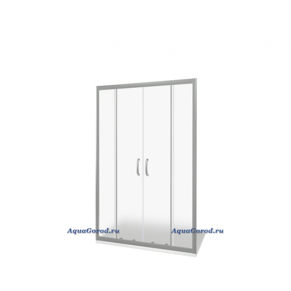 Душевая дверь в нишу BAS Good Door Infinity WTW-TD-170-G-CH двустворчатая стекло Грейп ИН00038