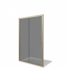 Душевая дверь в нишу BAS Good Door Jazz WTW-110-B-BR тонированное стекло профиль бронза ДЖ00031