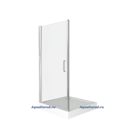 Душевая дверь BAS Good Door Pandora DR-90-C-CH L/R в нишу распашная прозрачное стекло 90 см левая или правая