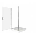 Душевая дверь BAS Good Door Pandora DR-90-C-CH L/R в нишу распашная прозрачное стекло 90 см левая или правая