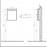Зеркало-шкаф BelBagno SPC-1A-DL-BL-600