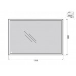 Зеркало BelBagno SPC-GRT-1200-800-LED-TCH