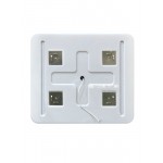 Зеркало BelBagno SPC-MAR-800-800-LED-TCH-WARM с подсветкой и подогревом