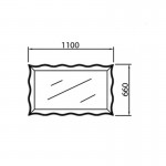 Зеркало BelBagno 110 BB320ANM-BL