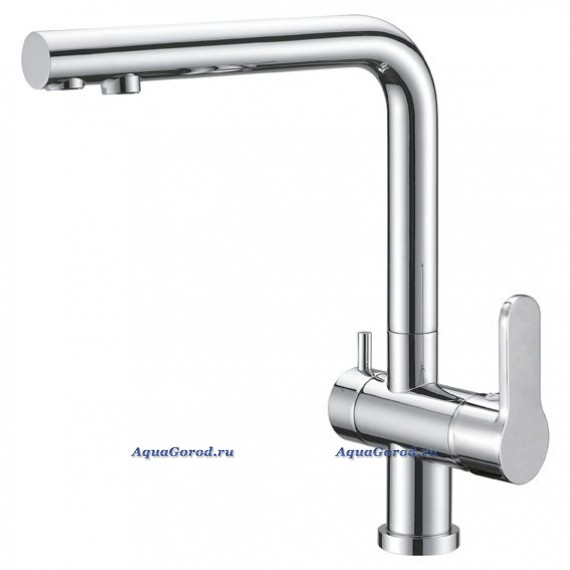 Смеситель Belbagno Tanaro для кухни с высоким поворотным изливом TAN-LACM-CRM