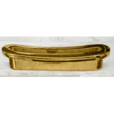 Декоративная накладка BelBagno на отверстие перелива для ванны изогнутая золото BB39-TC-ORO