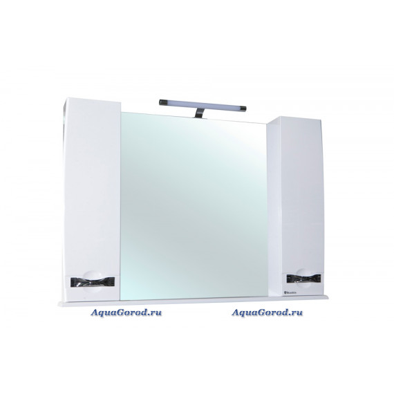 Зеркало-шкаф Bellezza Абрис 120 см белый