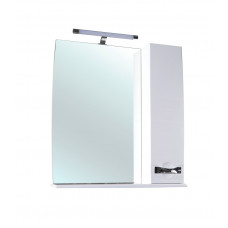 Зеркало-шкаф Bellezza Абрис 80 см левый или правый белый