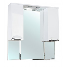 Зеркало-шкаф Bellezza Альфа 90 см белый