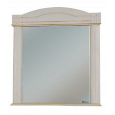 Зеркало Bellezza Аллегро Люкс 120 см бежевое, патина золото