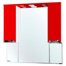 Зеркало-шкаф Bellezza Белла Люкс 105 см красный