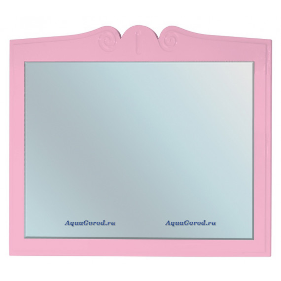 Зеркало Bellezza Эстель 80 см розовое