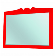 Зеркало Bellezza Эстель 100 см красное