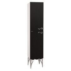Шкаф-пенал Bellezza Эстель 40 см левый или правый подвесной черный
