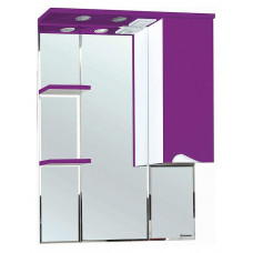Зеркало-шкаф Bellezza Эйфория 80 левый или правый фиолетовый
