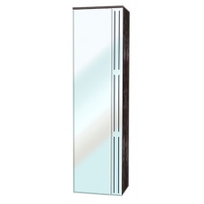 Шкаф-пенал Bellezza Эльза 45 левый или правый подвесной зеркальный с подсветкой, мраморный