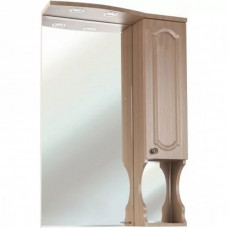 Зеркало-шкаф Bellezza Камелия 85 см левый или правый светлый лен
