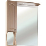 Зеркало-шкаф Bellezza Камелия 65 см левый или правый светлый лен