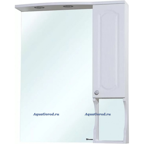 Зеркало-шкаф Bellezza Камелия 75 см левый или правый белый