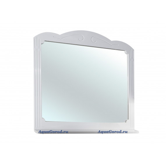 Зеркало Bellezza Кантри 95 см белое