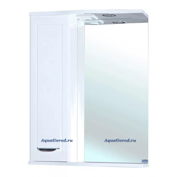 Зеркало-шкаф Bellezza Классик 55 см левый или правый белый