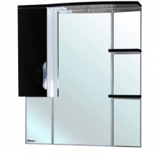 Зеркало-шкаф Bellezza Лагуна 75 см левый или правый черный