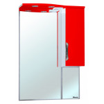 Зеркало-шкаф Bellezza Лагуна 65 см левый или правый красный