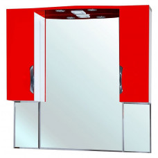Зеркало-шкаф Bellezza Лагуна 120 см красный