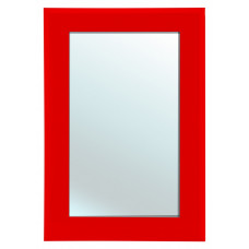 Зеркало Bellezza Луссо 80 см красное