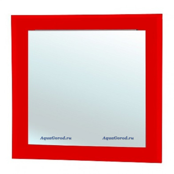 Зеркало Bellezza Луссо 90 см красное