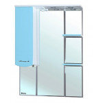 Зеркало-шкаф Bellezza Мари 85 см левый или правый голубой
