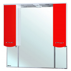 Зеркало-шкаф Bellezza Мари 105 см красный