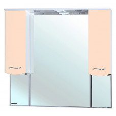 Зеркало-шкаф Bellezza Мари 105 см бежевый
