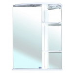 Зеркало-шкаф Bellezza Нарцисс 55 см левый или правый белый