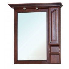 Зеркало-шкаф Bellezza Рим 100 см левый или правый вишня, массив дуба