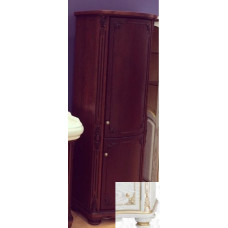 Шкаф-пенал Bellezza Жардин 60 см левый или правый белый, массив дуба