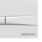 Кнопка Berges для инсталляции NOVUM F1 двухрежимная белая 040051