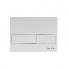 Кнопка Berges для инсталляции NOVUM L4 двухрежимная белый Soft Touch 040014