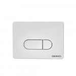 Кнопка Berges для инсталляции NOVUM D4 двухрежимная белый Soft Touch 040034