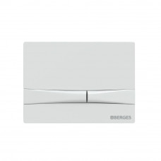 Кнопка Berges для инсталляции NOVUM F4 двухрежимная белый Soft Touch 040054