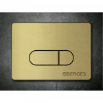 Кнопка Berges для инсталляции NOVUM D8 двухрежимная бронза 040038