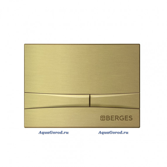 Кнопка Berges для инсталляции NOVUM F8 двухрежимная бронза 040058