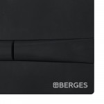Кнопка Berges для инсталляции NOVUM F5 двухрежимная черный Soft Touch 040055