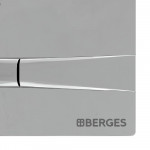Кнопка Berges для инсталляции NOVUM F3 двухрежимная хром глянец 040053