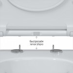 Инсталляция Berges Novum525 с унитазом Okus 48, кнопка F5 черная, быстросъемное сиденье с микролифтом 043273