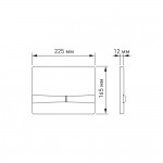 Инсталляция Berges Novum525 с унитазом Okus 48, кнопка F5 черная, быстросъемное сиденье с микролифтом 043273