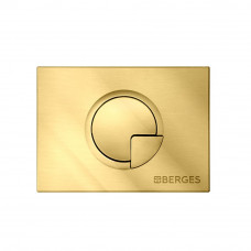 Кнопка Berges для инсталляции NOVUM R9 двухрежимная золото глянец 040029