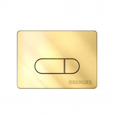 Кнопка Berges для инсталляции NOVUM D9 двухрежимная золото глянец 040039